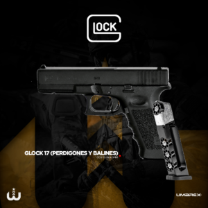 GLOCK 17 – PERDIGONES Y BALINES – 4.5MM CO2